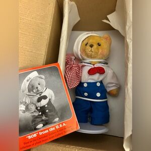 Vintage Cherished Teddies Across the Seas Bob from the USA Gallery Teddy Bear